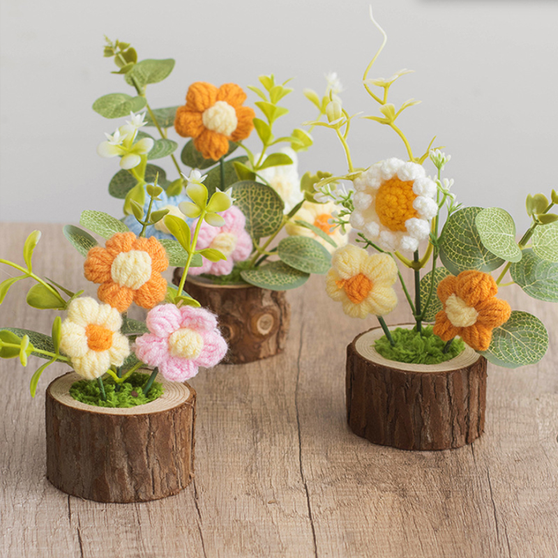 1Pc Crochet Flowers Cute Knitt - đánh giá và giá Bonsai Repotting Mat