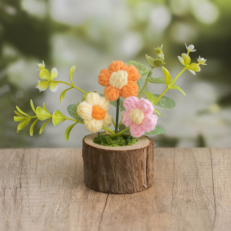 1Pc Crochet Flowers Cute Knitt - đánh giá và giá Bonsai Repotting Mat