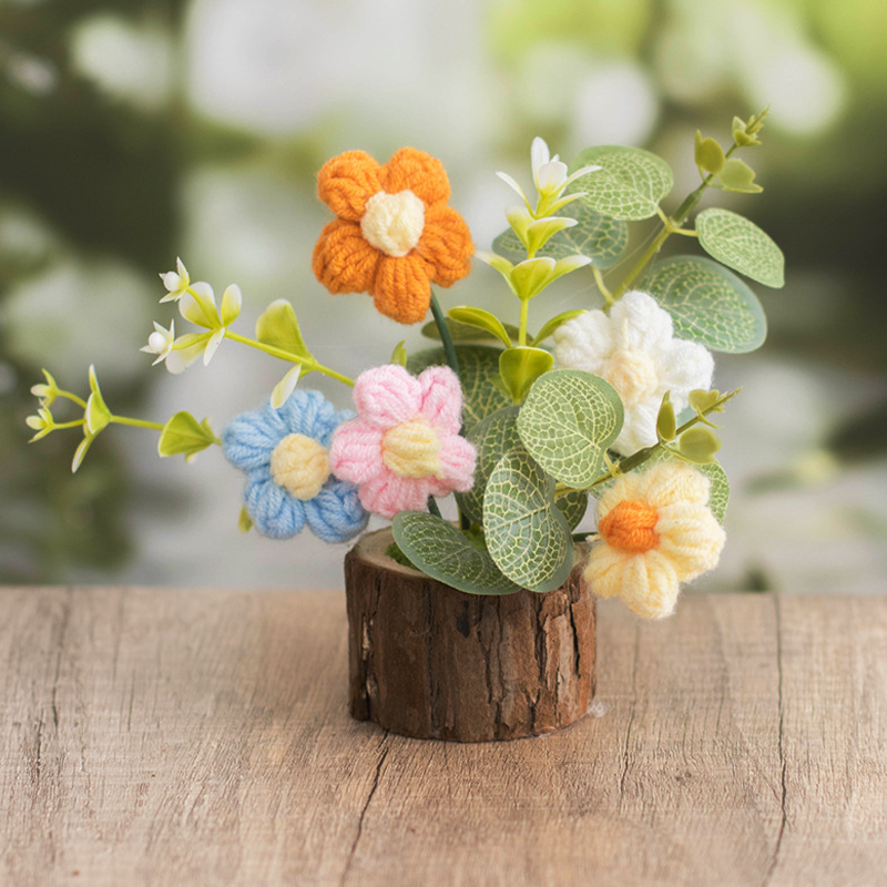 1Pc Crochet Flowers Cute Knitt - đánh giá và giá Bonsai Repotting Mat