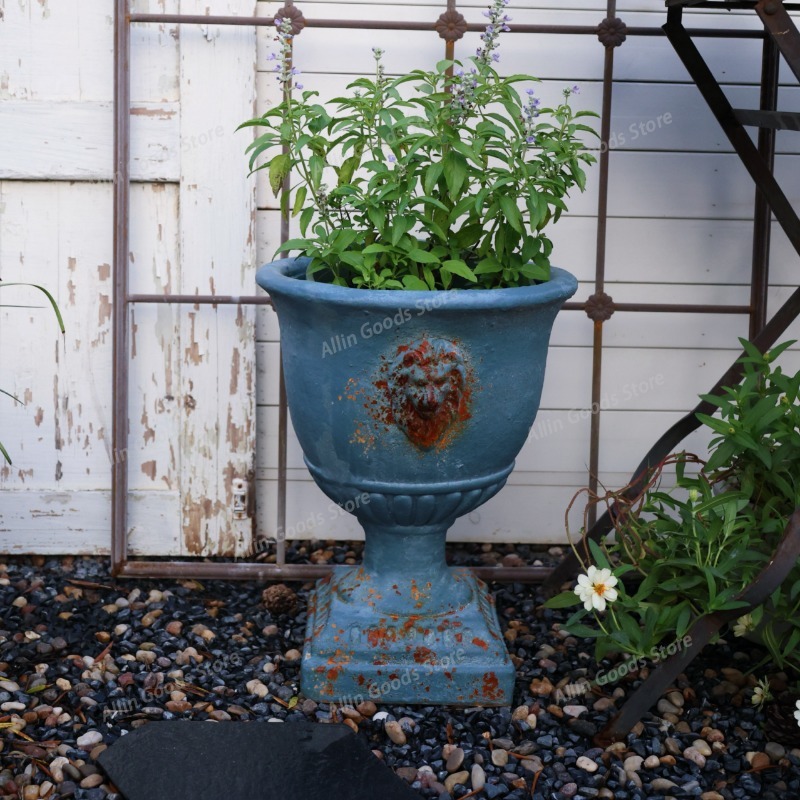 Vintage Antique Finish Lion He - đánh giá và giá Bonsai Garden Display
