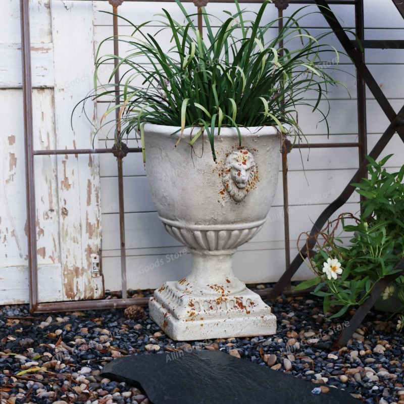 Vintage Antique Finish Lion He - đánh giá và giá Bonsai Garden Display