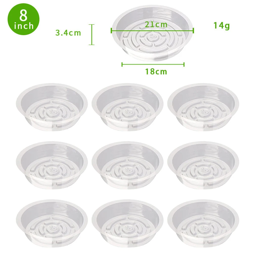 10/24pcs Plastic Plant Saucer  - đánh giá và giá Drip Tray Saucer