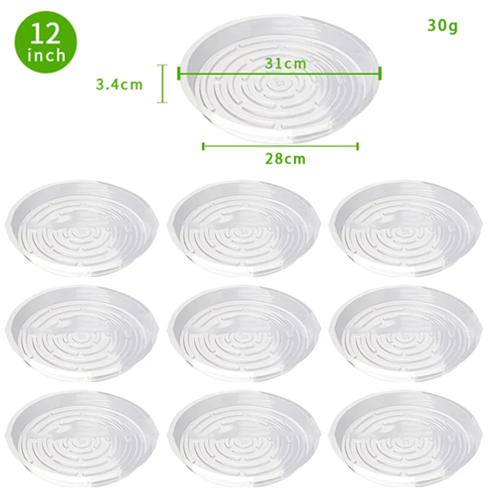10/24pcs Plastic Plant Saucer  - đánh giá và giá Drip Tray Saucer