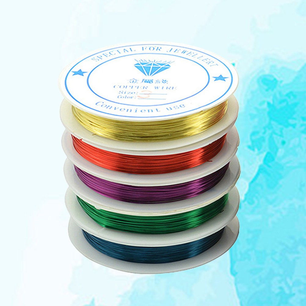 5 Rolls Colorful 0.5mm High Co - đánh giá và giá Copper Wire Roll