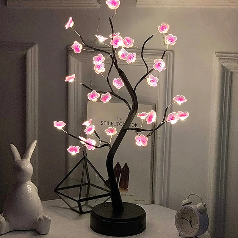 Table Tree Night Light USB/Bat - đánh giá và giá Bonsai Repotting Mat