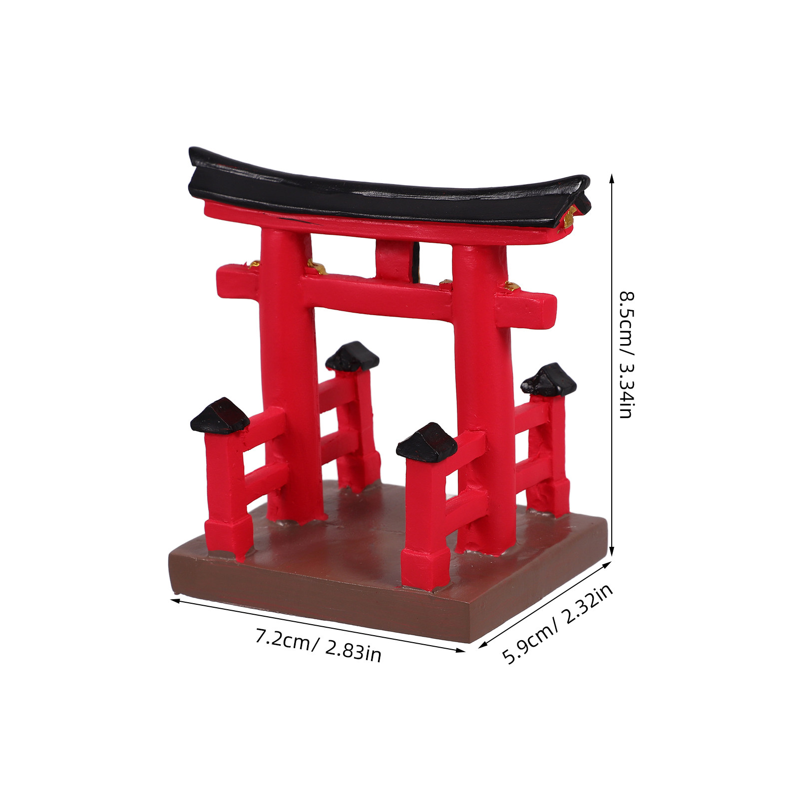 Miniature Resin Japanese Torii - đánh giá và giá Bonsai Garden With Sand