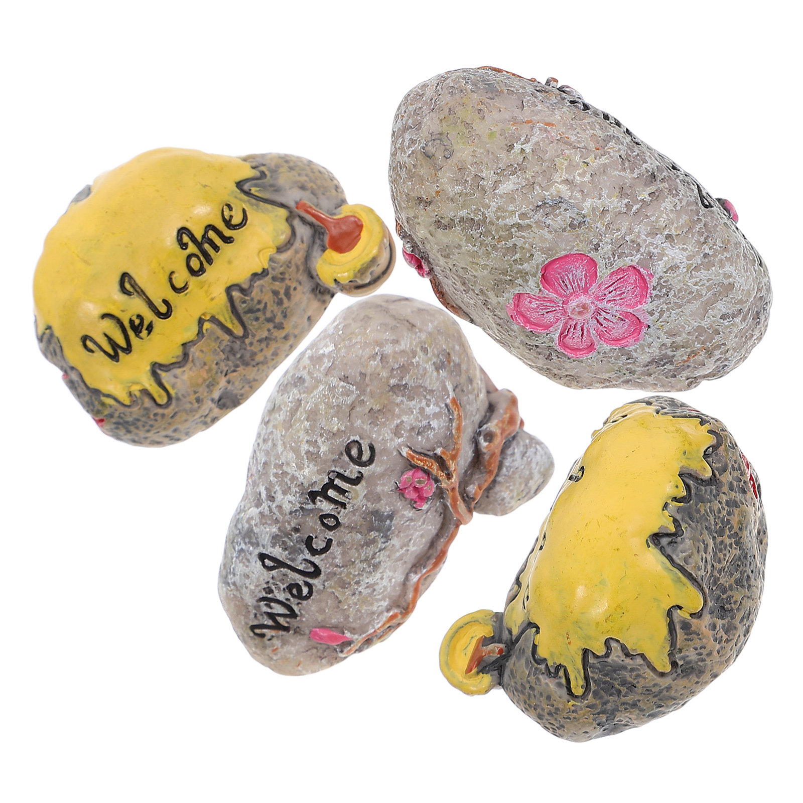 4Pcs Mini Mossy Stone Micro La - đánh giá và giá Bonsai Garden Photos
