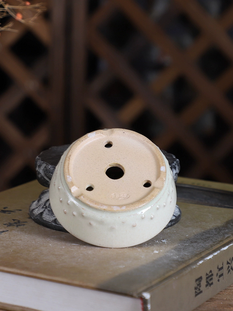 Porcelain Round Glazed Bonsai  - đánh giá và giá Bonsai Repotting Mat