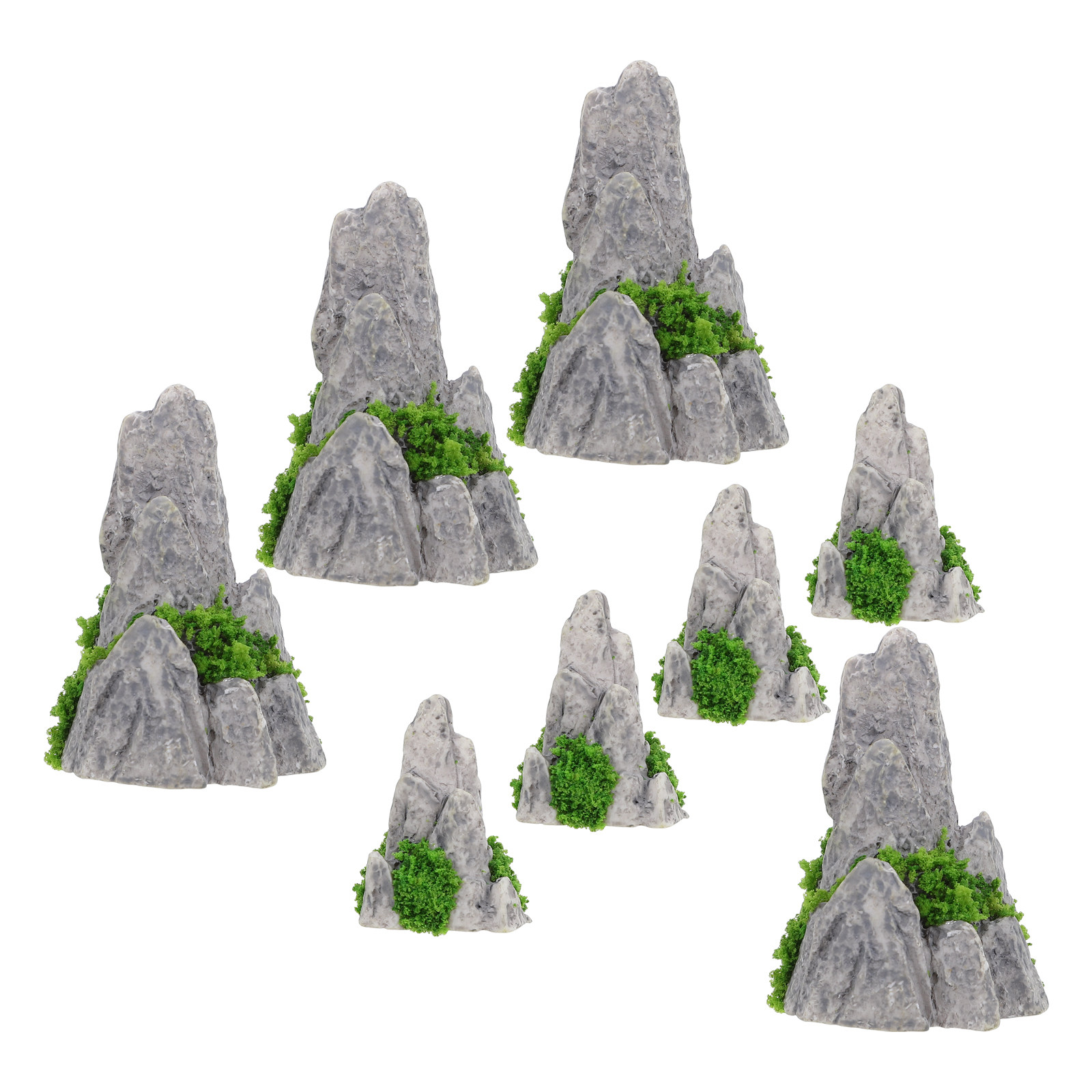 8Pcs Mini Resin Rockery Orname - đánh giá và giá Bonsai Garden With Sand
