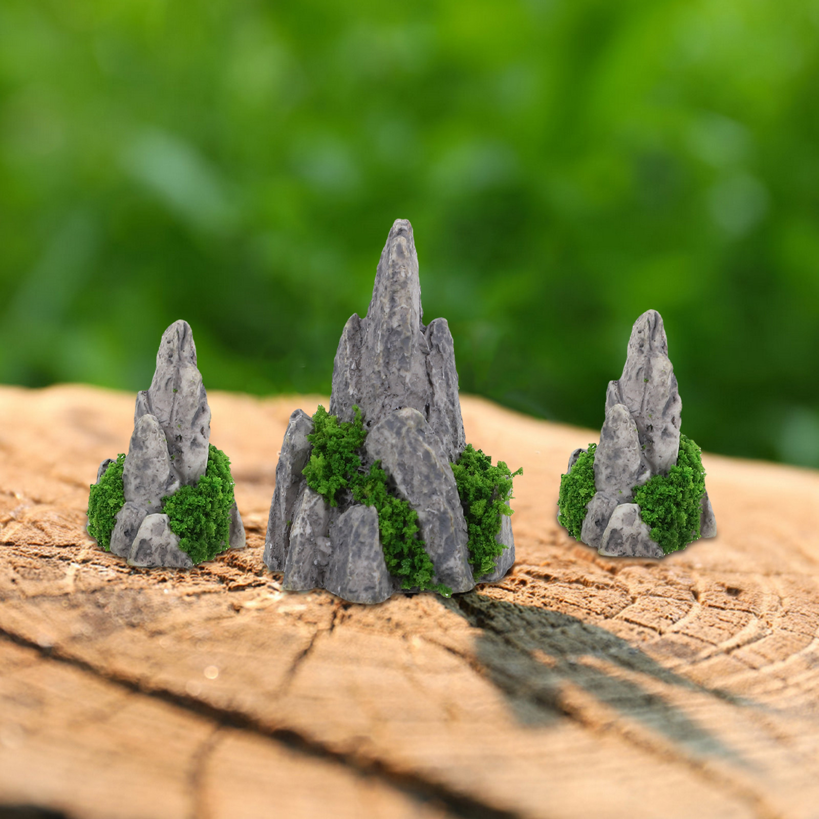 8Pcs Mini Resin Rockery Orname - đánh giá và giá Bonsai Garden With Sand