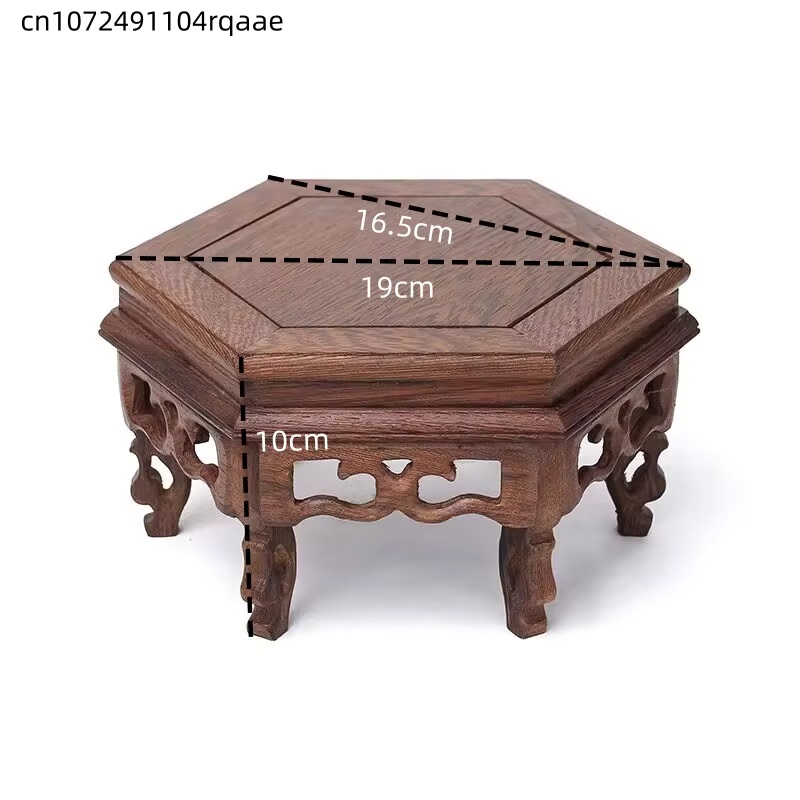 Wooden Hexagonal Plant Stand F - đánh giá và giá Bonsai Garden Display