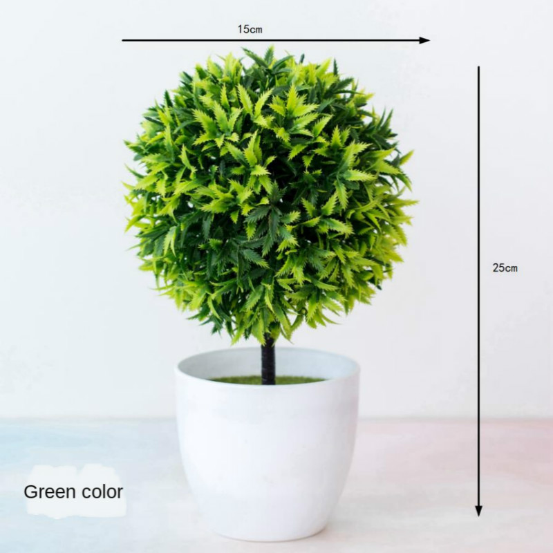 New Green Artificial Plants Bo - đánh giá và giá Bonsai Garden Sushi