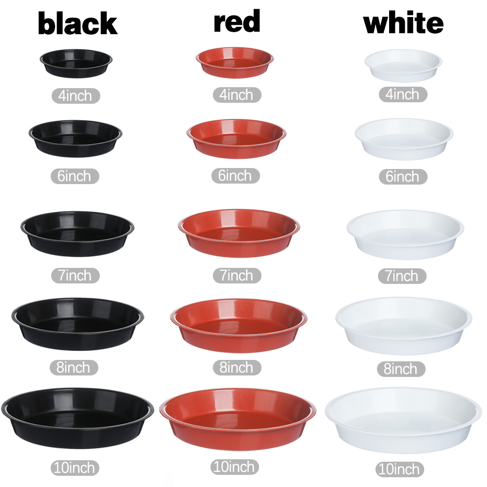3Pcs Garden Round Flower Pot D - đánh giá và giá Drip Tray Saucer