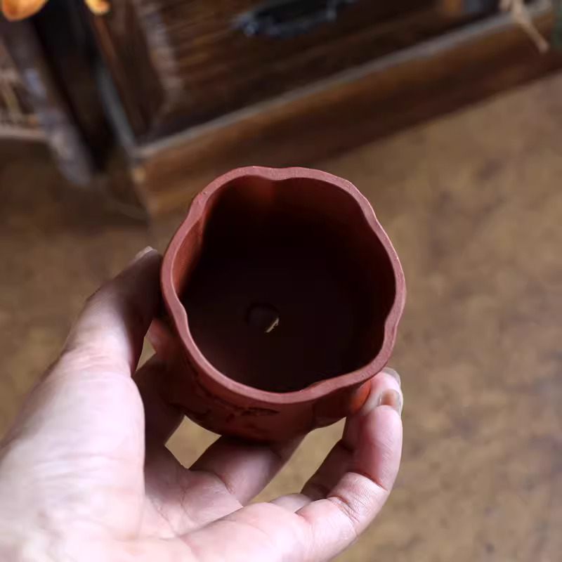 Purple Sand Bonsai Pot,Carved  - đánh giá và giá Bonsai Garden With Sand